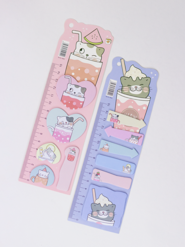 Mini Post its "Boba cats"